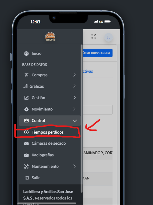 Selección control - compras