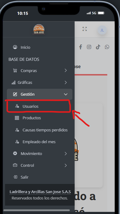 Selección de Usuarios